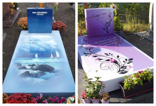 法国公司推订制墓碑展现个性受青睐