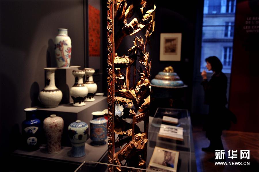 （国际）（8）中国艺术珍品展在巴黎举行