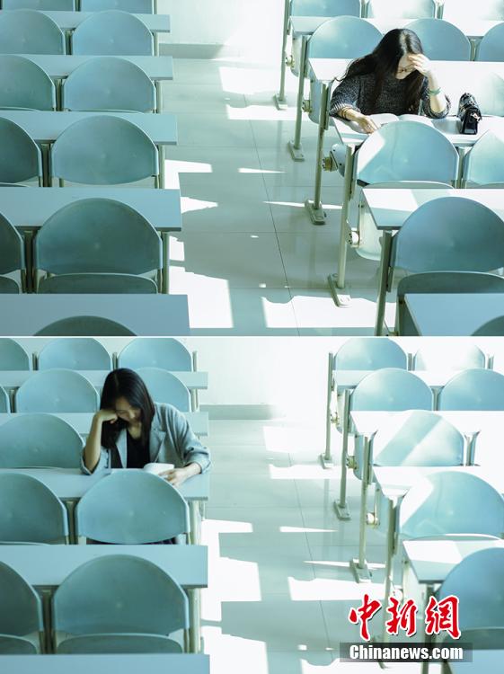 高校毕业生拍超feel闺蜜照 流淌淡淡离愁