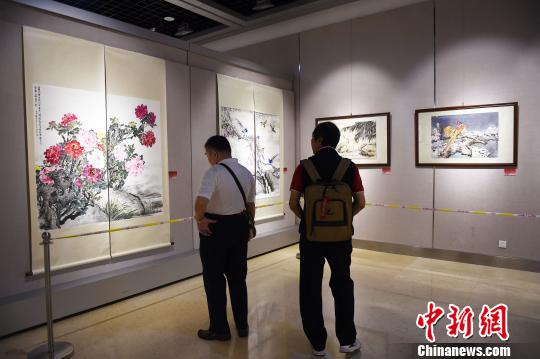 两岸抗战将领后代书画作品展在重庆开幕（图）