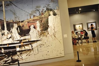 中国油画双年展举办 400幅作品还原艺术现场