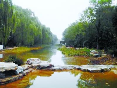 北京北护城河国庆添3处新景观 含"钟鼓余音"等