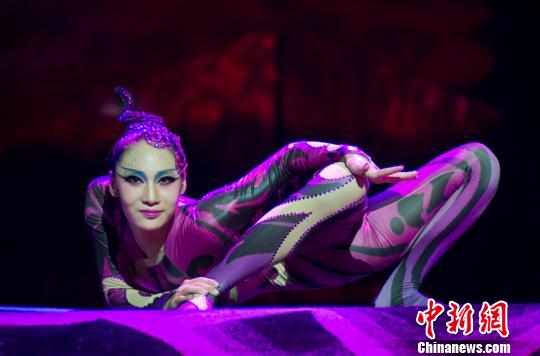 舞台秀《太极图》太原上演“柔术”绝技惊人（图）