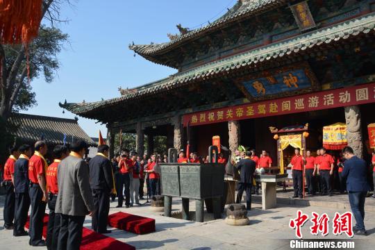 山西运城祖庙关帝圣象摆驾福州“回宫”（图）