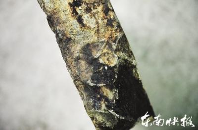 福州三坊七巷遗址现木制护岸遗迹