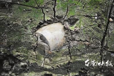 福州三坊七巷遗址现木制护岸遗迹
