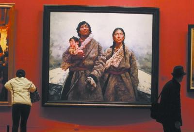 王中军冯小刚私藏亮相“中国写实画派十年展”