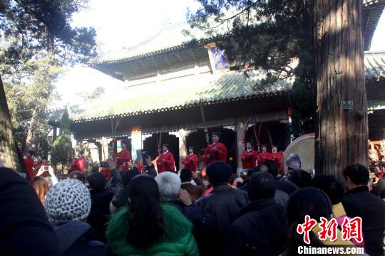 孟子故里邹城再现民间传统冬至祭孟大典（图）