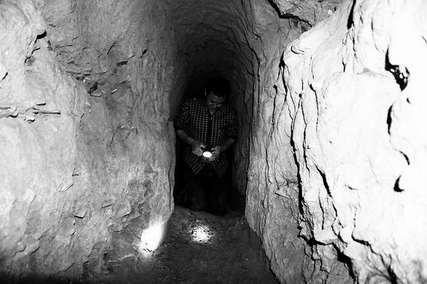 地道内部的情况。