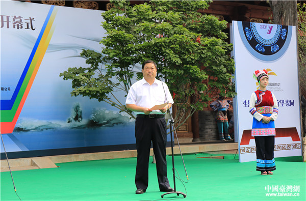 中共大理州委副书记、州人民政府州长杨健。（中国台湾网 肖靖璇 摄）