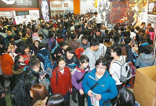 台北国际动漫节登场粉丝为抢签名轮班排队1个月