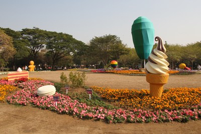 台南百花祭登场 主题造景超吸睛