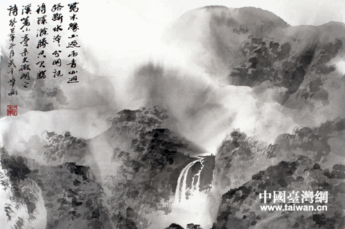《万木缘山过雨青山廻路断水泠》