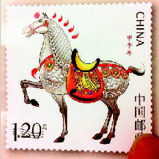“甲午年”特种邮票5日发行生肖马现唐三彩特征