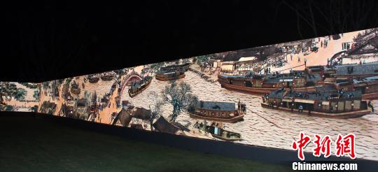 3D巨幅长卷《清明上河图》首展重庆再现昔日繁华（图）